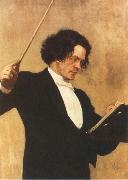 Portrait of Anton Rubinstein, Ilya Repin